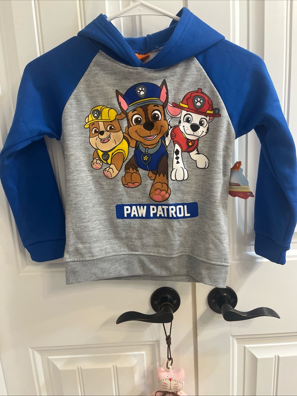 Nickelodeon Blue & Grey Paw Patrol Character Hoodie Size 7